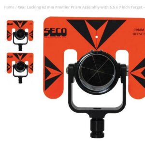 Rear Locking 62 mm Prism with 5.5 x 7 inch Target