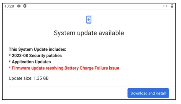 Trimble TSC5 and Ranger 5 Critical Update for Battery Charging Issue