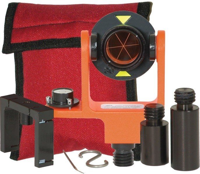 25 mm Mini Prism System with Side Vial – Flo Orange