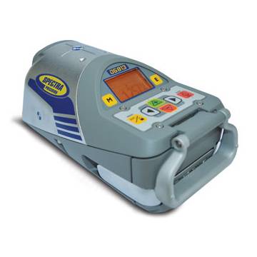 Spectra Precision DG813 Pipe Laser with waterproof design and self-leveling functionality.