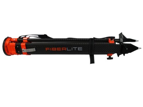 FiberLite Carbon Fiber dual clamp tripod, full view of tripod kit
